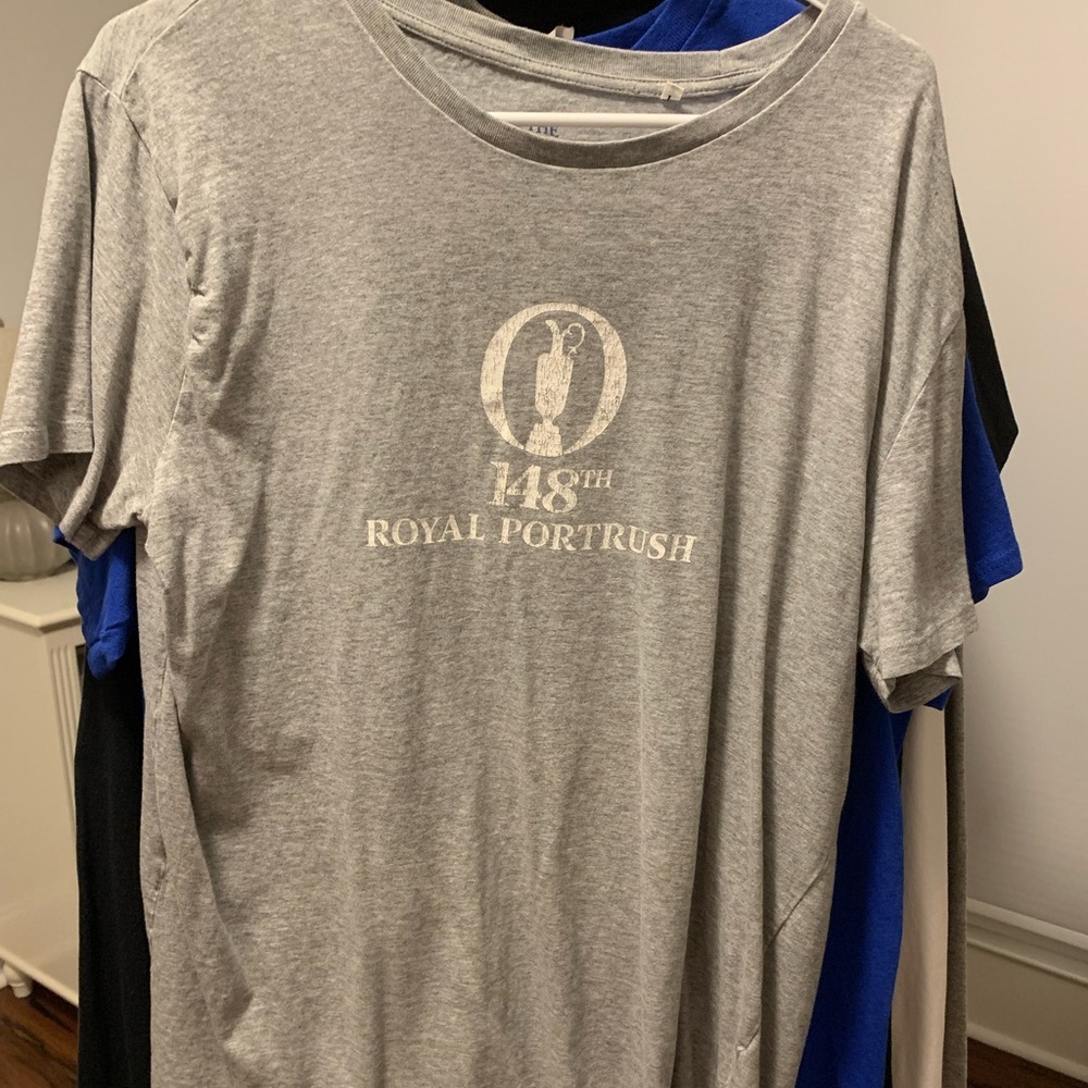 Grey 148th Royal Portrush The Open Golf Men’s Short-sleeve T-shirt Large